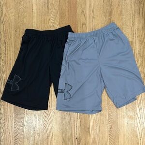 Under Armour Boy’s Shorts - Black and Gray